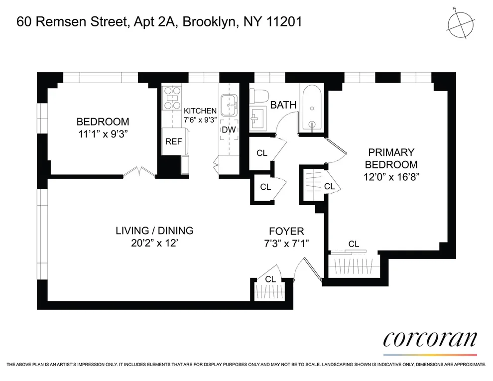 Unit for sale at 60 REMSEN Street, Brooklyn, NY 11201