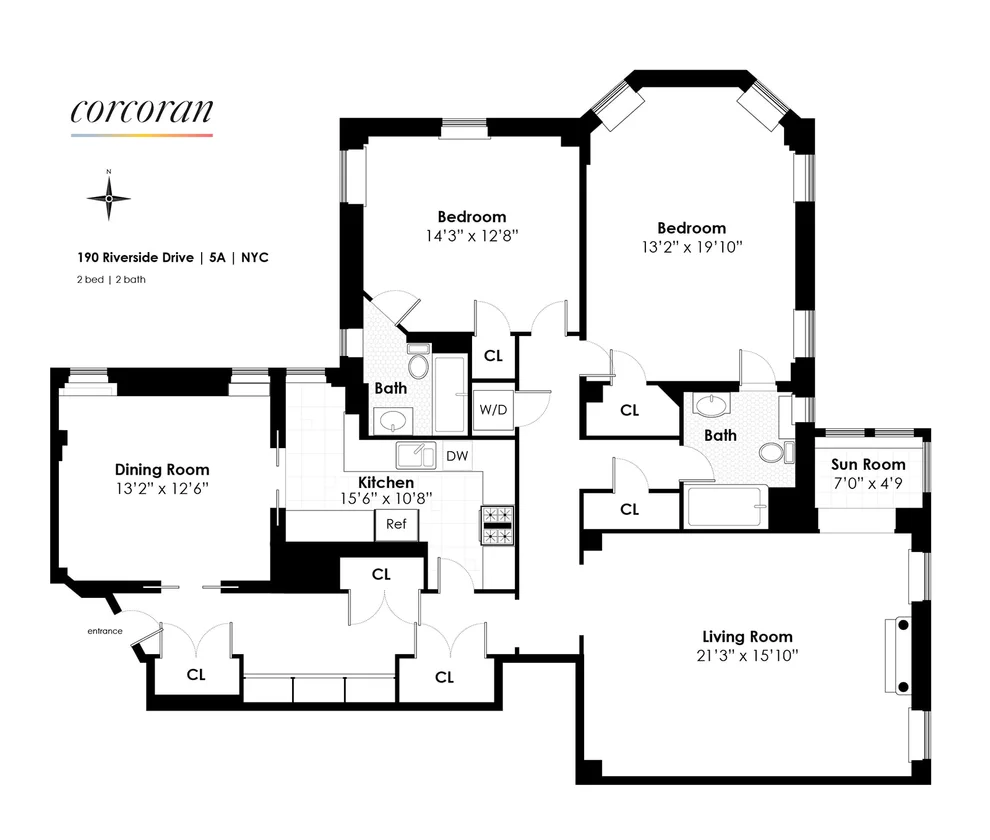 Unit for sale at 190 RIVERSIDE Drive, Manhattan, NY 10024