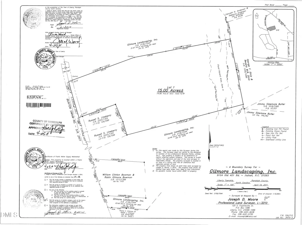 Unit for sale at 0 Bunton Swaim Road, Liberty, NC 27298