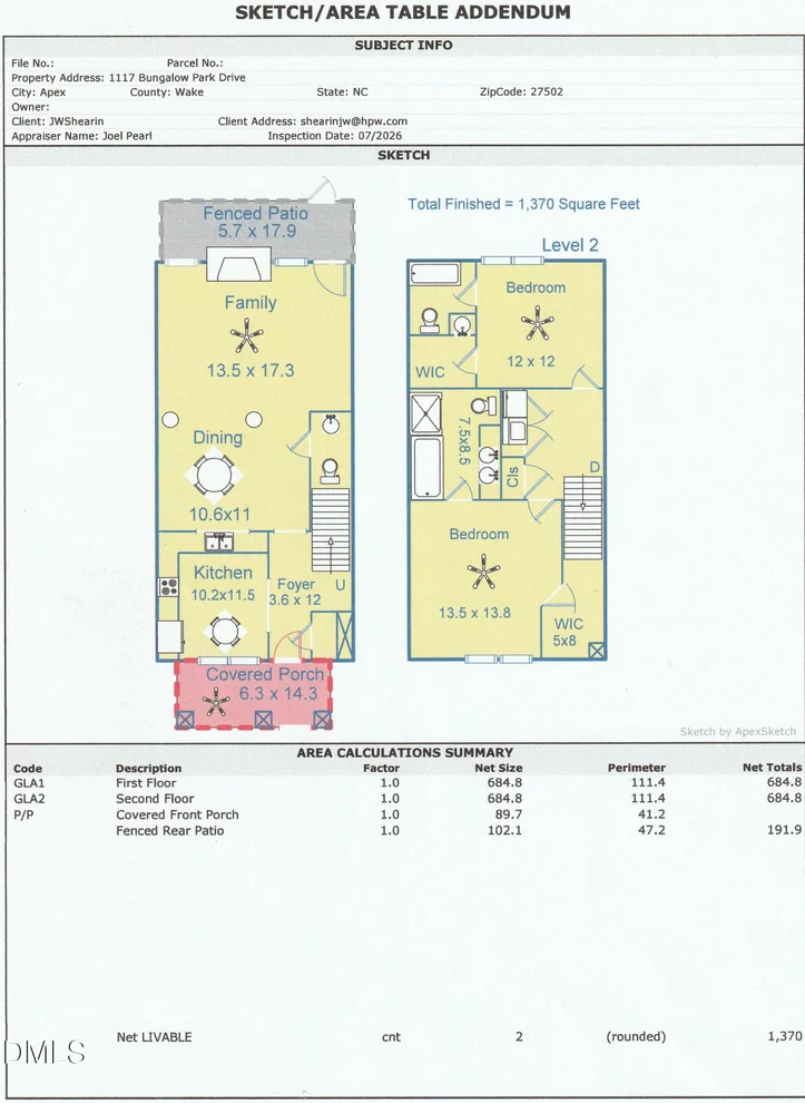 Unit for sale at 1117 Bungalow Park Drive, Apex, NC 27502