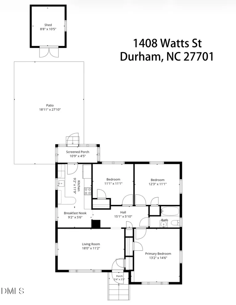 Unit for sale at 1408 Watts Street, Durham, NC 27701
