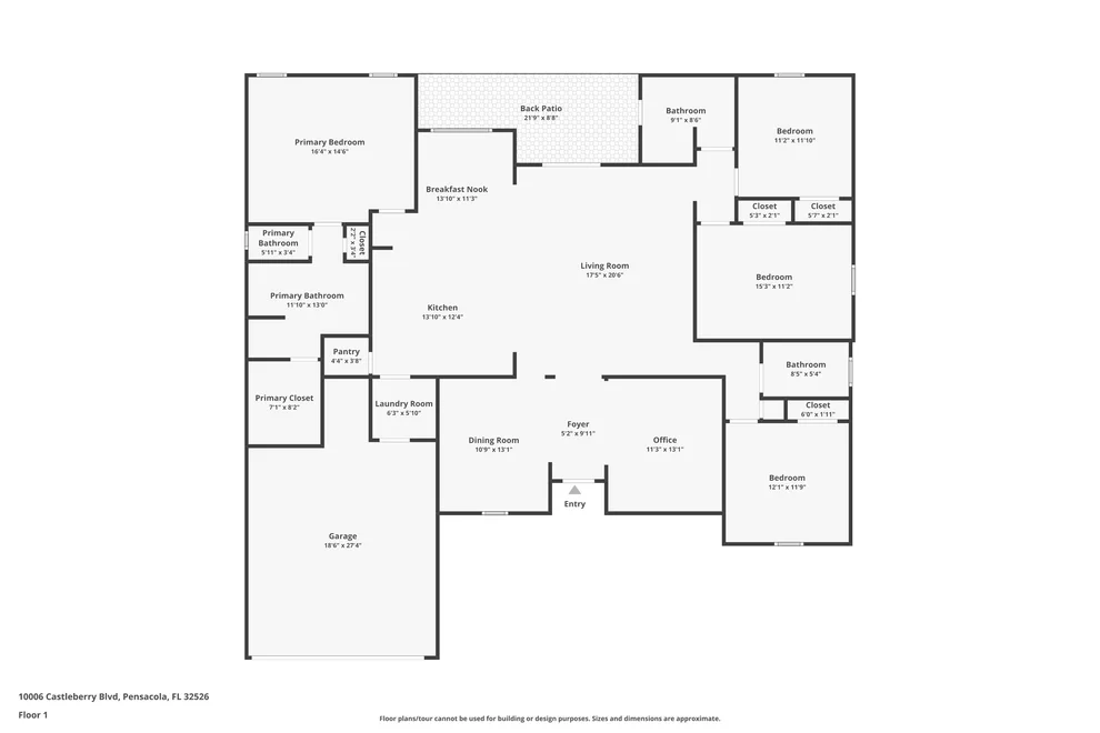 Unit for sale at 10006 Castleberry Boulevard, Pensacola, FL 32526