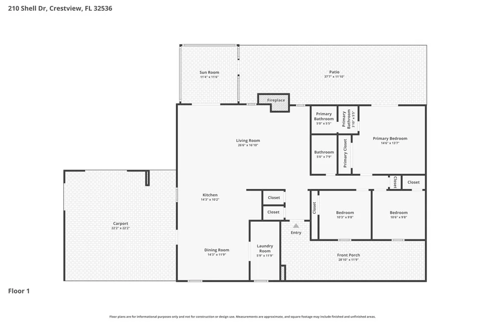 Unit for sale at 210 Shell Drive, Crestview, FL 32536