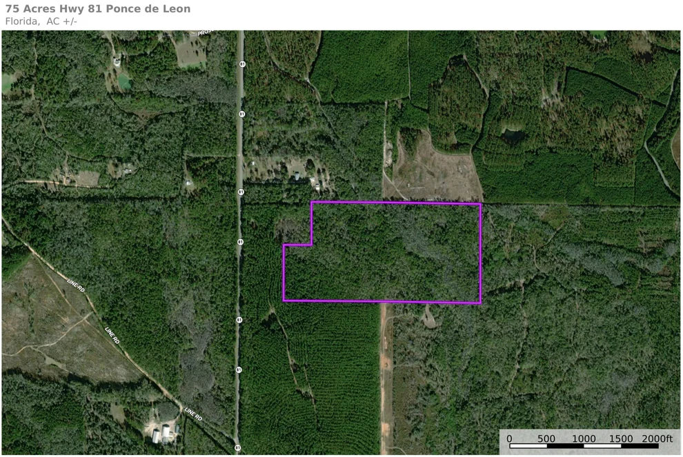 Unit for sale at 75 Acres N Florida 81, Ponce De Leon, FL 32455