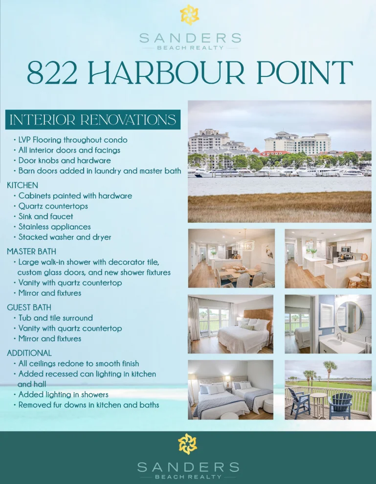 Unit for sale at 822 Harbour Pointe Drive, Miramar Beach, FL 32550