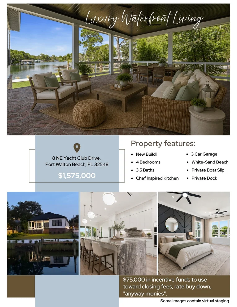 Unit for sale at 8 NE Yacht Club Drive, Fort Walton Beach, FL 32548