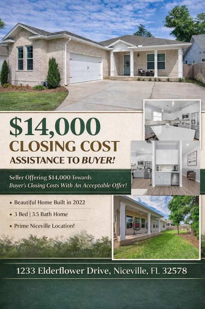 Unit for sale at 1233 Elderflower Drive, Niceville, FL 32578