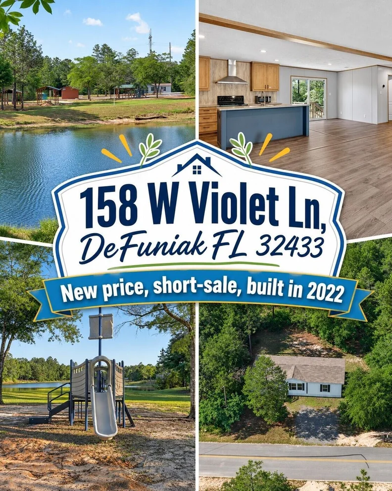 Unit for sale at 158 W Violet Lane, DeFuniak Springs, FL 32433