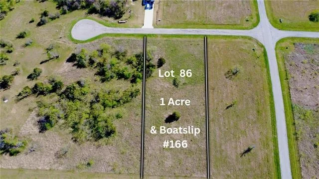 Unit for sale at Lot 86 and Boat Slip 166 Stillwater Shores Drive, Corsicana, TX 75109