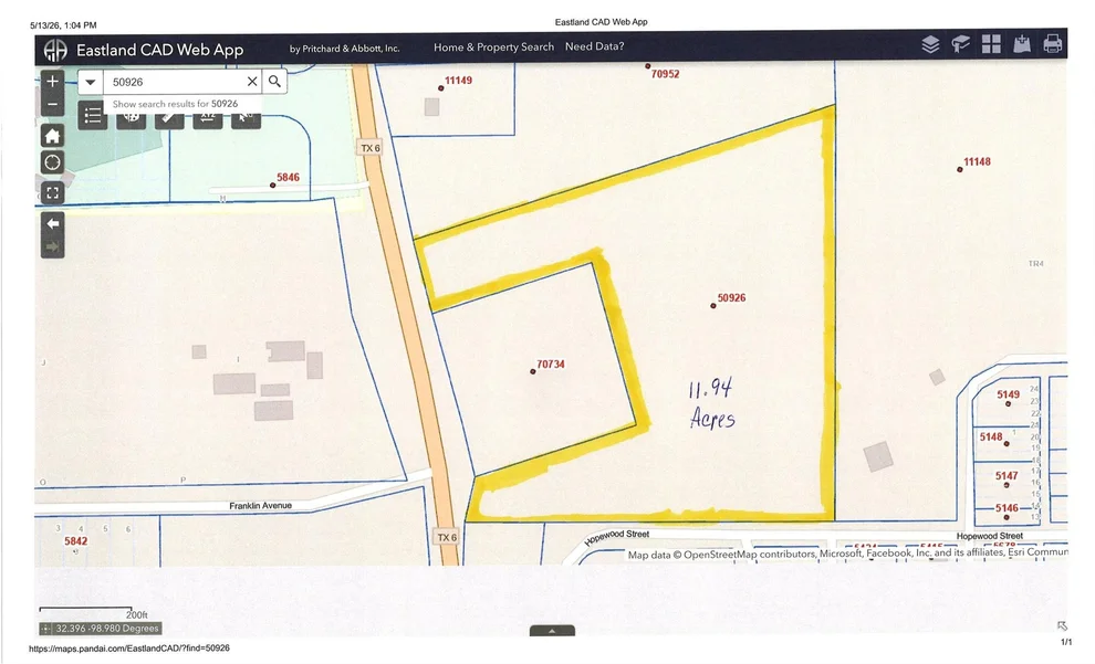 Unit for sale at 404 HIGHWAY 6, Cisco, TX 76437