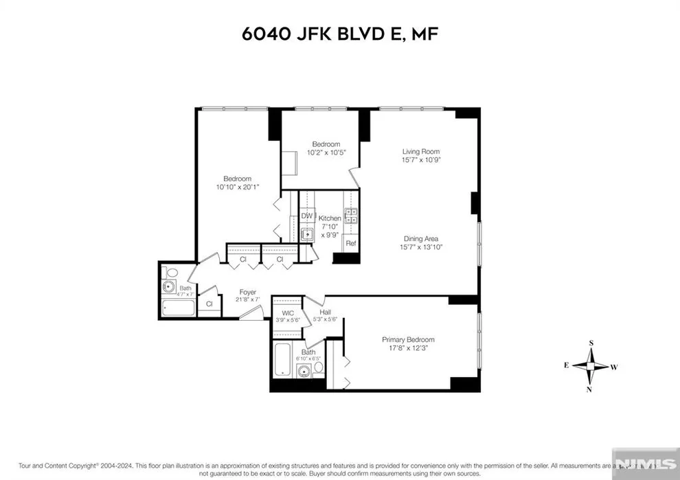 Unit for sale at 6040 Boulevard East, West New York, NJ 07093