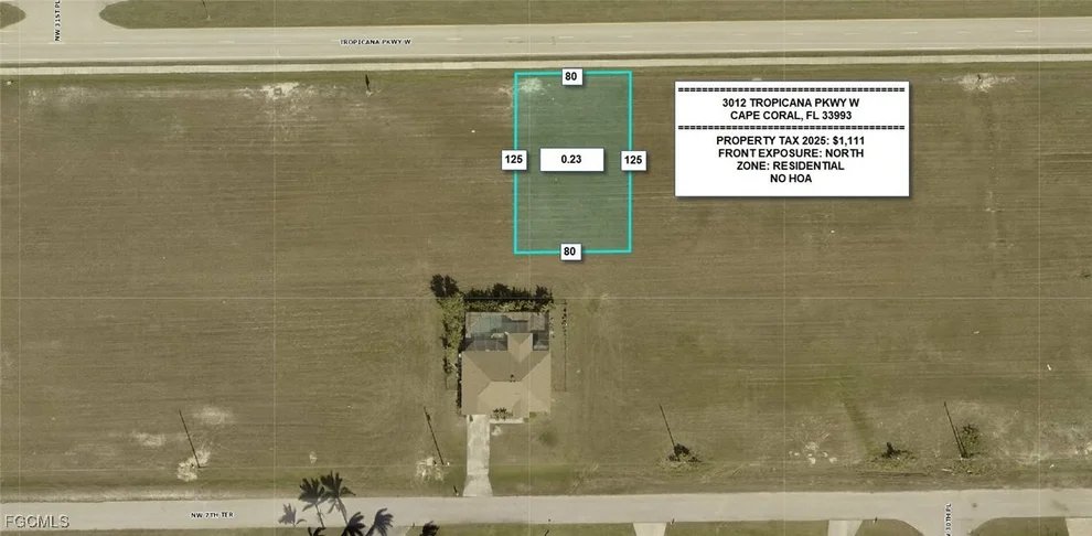Unit for sale at 3012 Tropicana Parkway W, Cape Coral, FL 33993