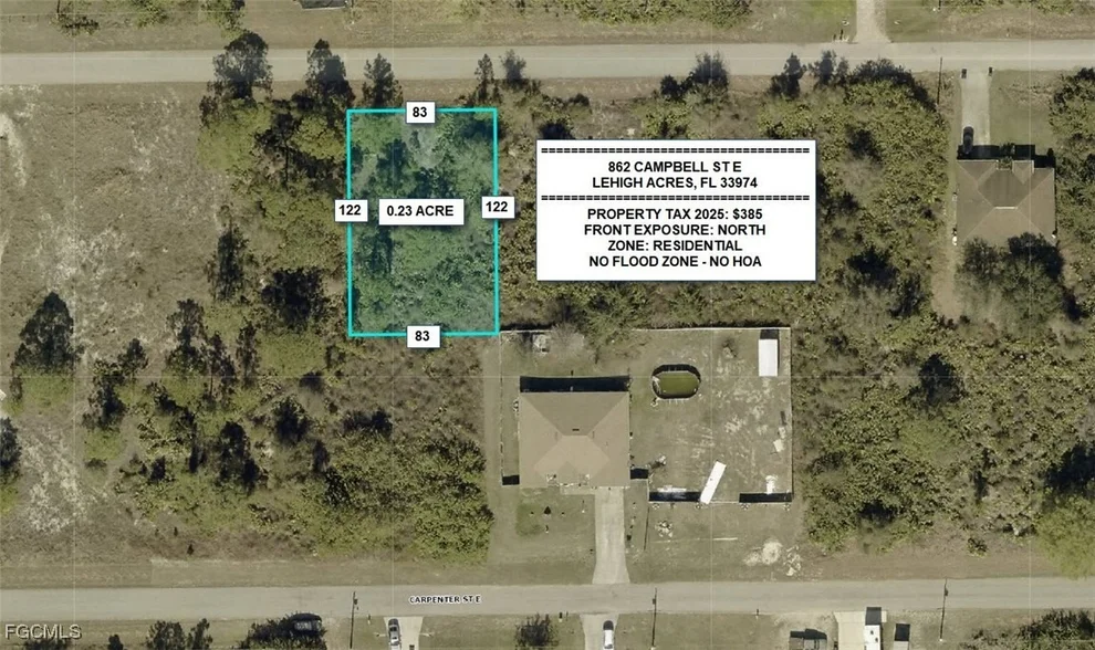 Unit for sale at 862 Campbell Street E, Lehigh Acres, FL 33974
