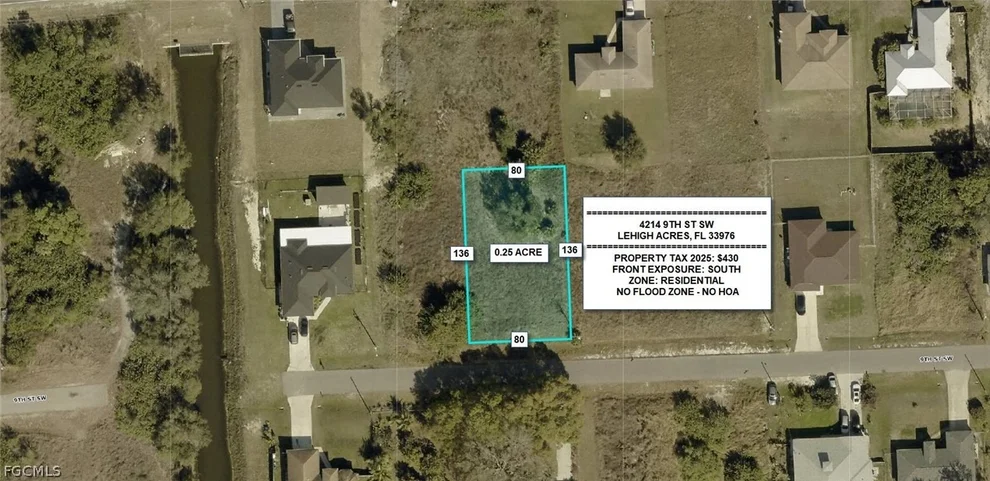 Unit for sale at 4214 9th Street SW, Lehigh Acres, FL 33976