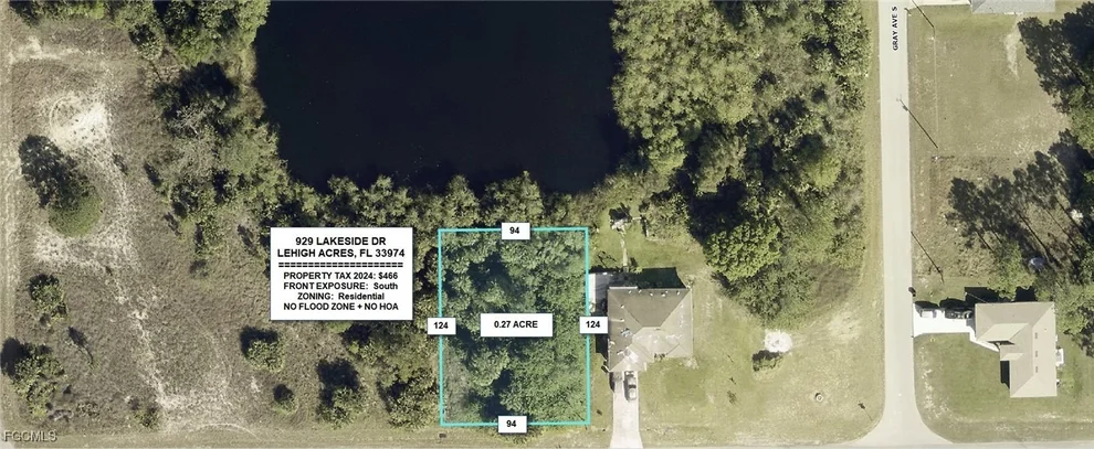 Unit for sale at 929 Lakeside Drive, Lehigh Acres, FL 33974