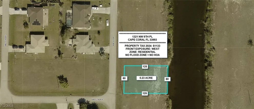 Unit for sale at 1321 NW 9th Place, Cape Coral, FL 33993