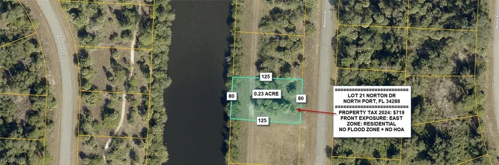 Unit for sale at Lot 21 Norton Drive, North Port, FL 34288
