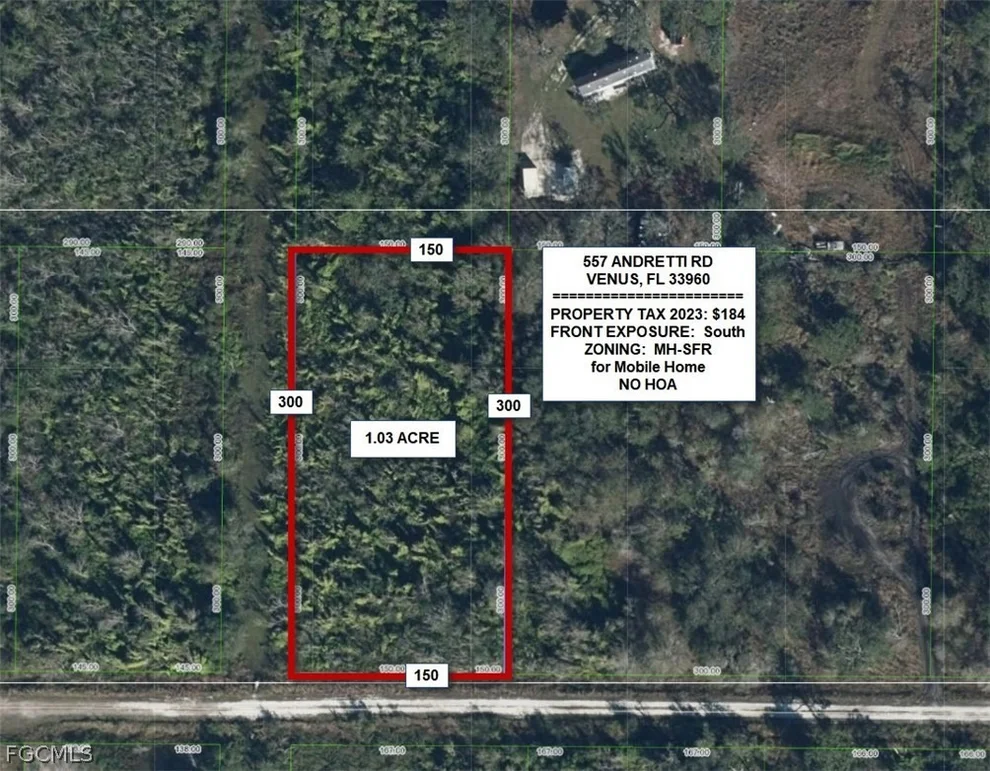 Unit for sale at 557 Andretti Road, Venus, FL 33960