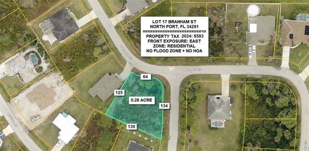 Unit for sale at Lot 17 BRANHAM Street, North Port, FL 34291