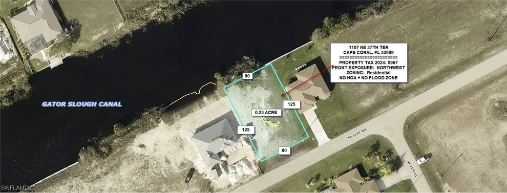 Unit for sale at 1107 NE 37th Terrace, Cape Coral, FL 33909