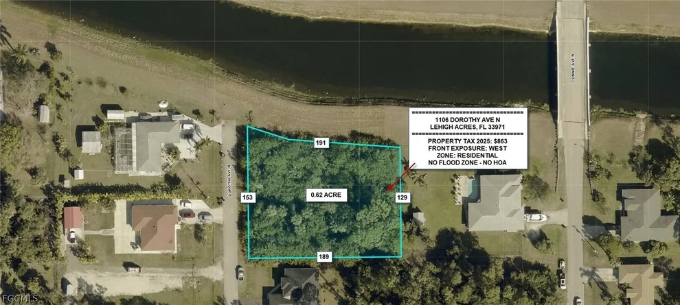 Unit for sale at 1106 Dorothy Avenue N, Lehigh Acres, FL 33971