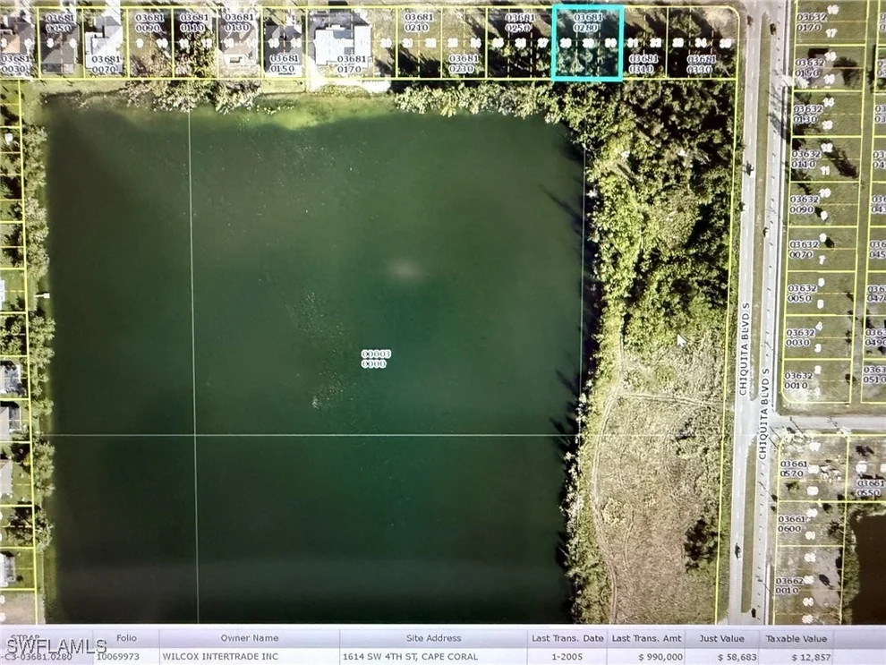 Unit for sale at 1614 SW 4th Street, Cape Coral, FL 33991