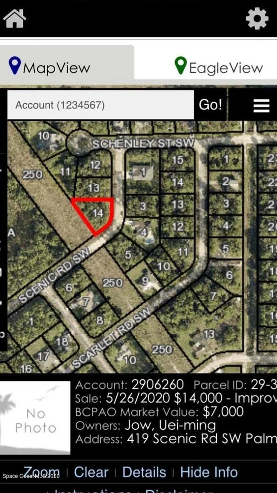 Unit for sale at 419 Scenic Road SW, Palm Bay, FL 32908