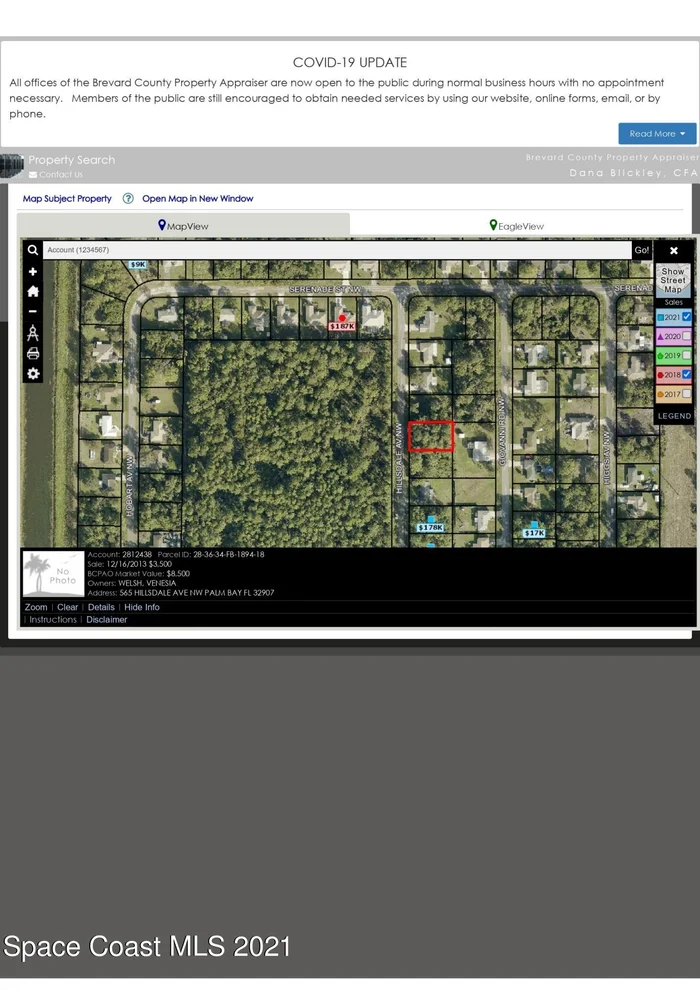 Unit for sale at 565 Hillsdale Avenue NW, Palm Bay, FL 32907