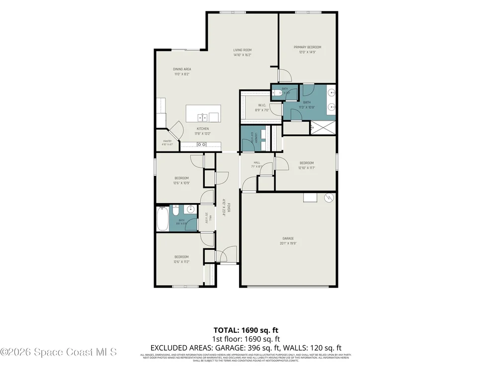 Unit for sale at 1718 Pace Drive NW, Palm Bay, FL 32907