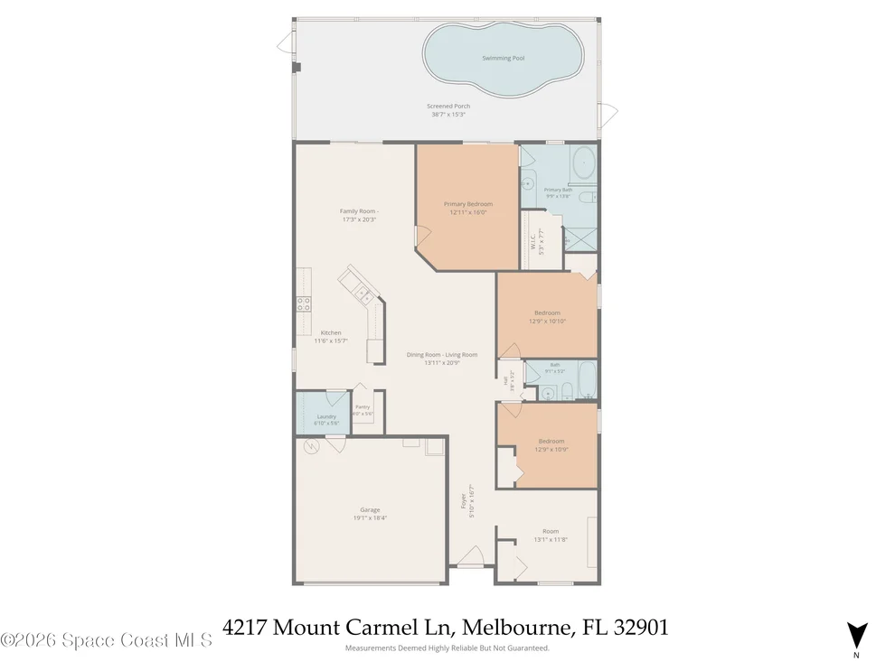 Unit for sale at 4217 Mount Carmel Lane, Melbourne, FL 32901