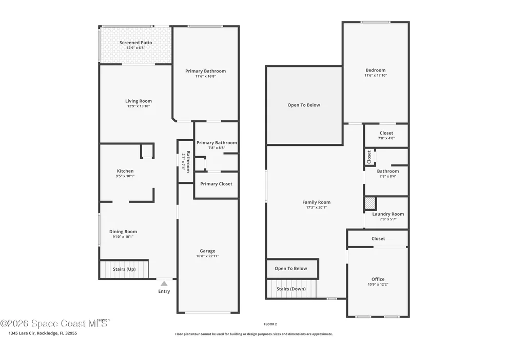 Unit for sale at 1345 Lara Circle, Rockledge, FL 32955