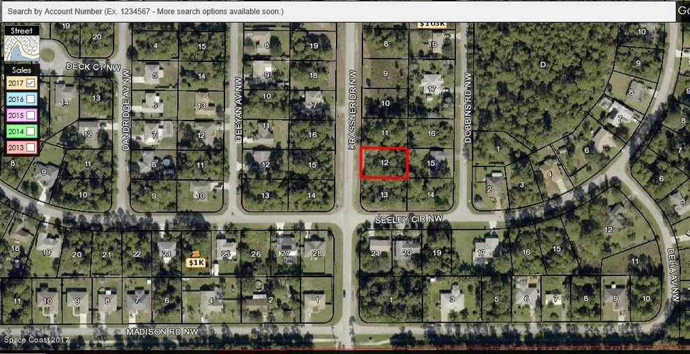 Unit for sale at 125 Krassner Drive NW, Palm Bay, FL 32907