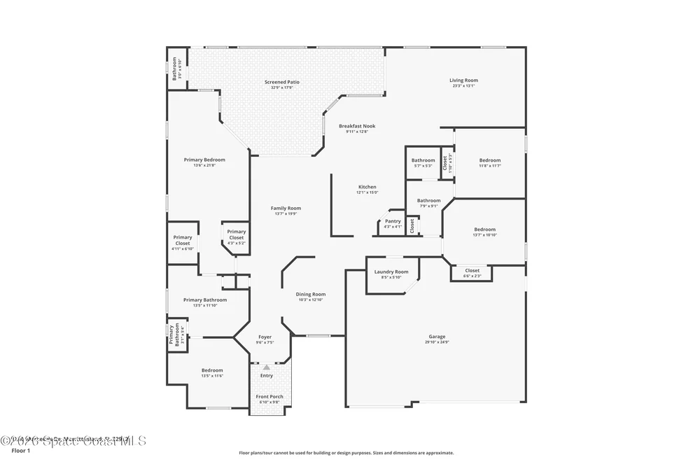 Unit for sale at 1240 Mercedes Drive, Merritt Island, FL 32952