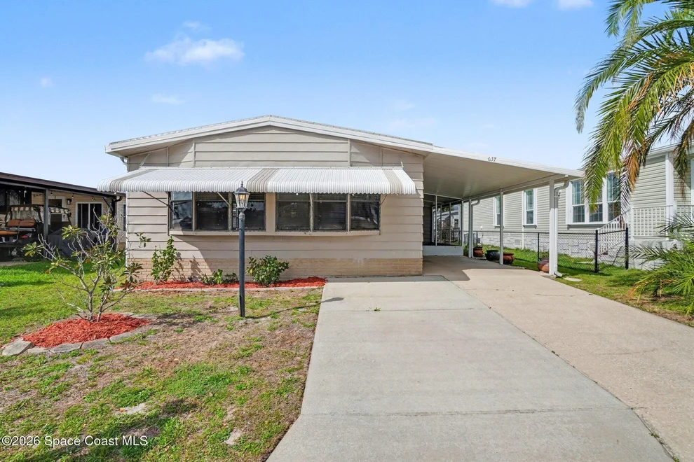 Unit for sale at 637 Wedelia Drive, Barefoot Bay, FL 32976