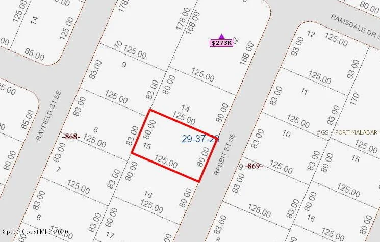 Unit for sale at 1369 Rabbit Street SE, Palm Bay, FL 32909