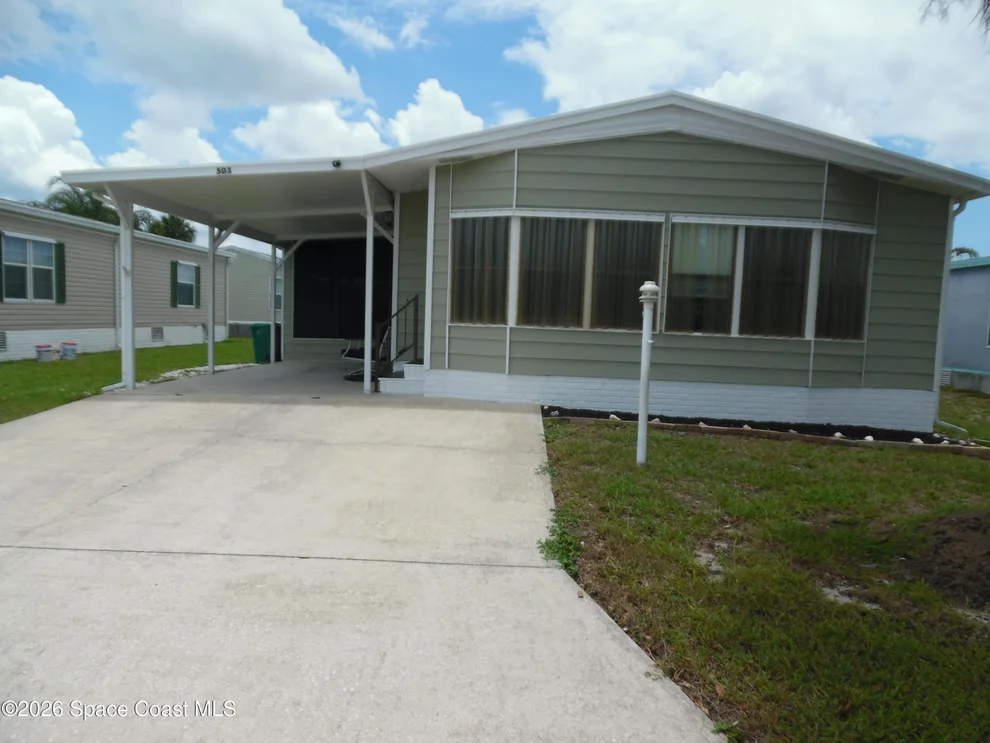 Unit for sale at 503 Seagull Drive, Barefoot Bay, FL 32976