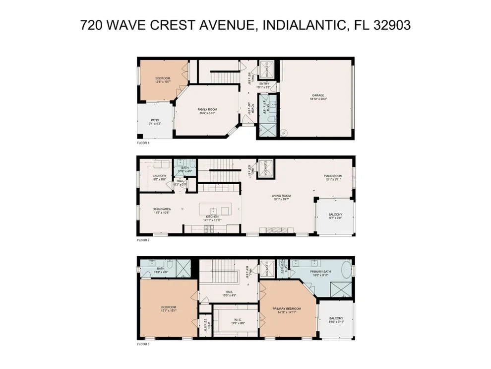Unit for sale at 720 Wavecrest Avenue, Indialantic, FL 32903