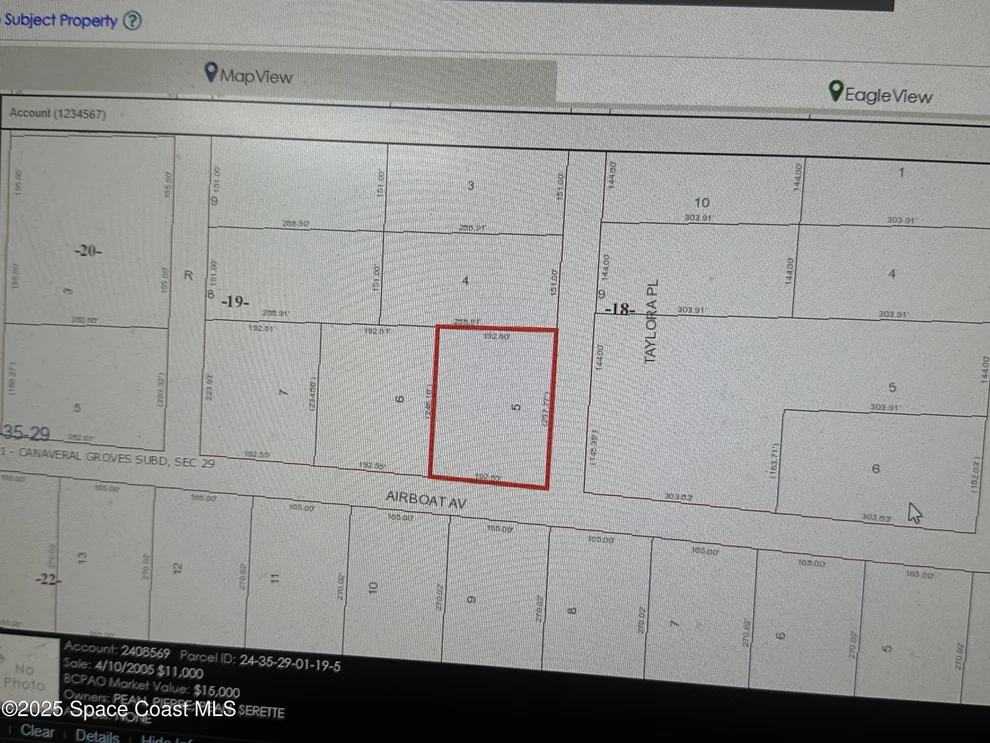 Unit for sale at 0 Airboat Avenue, Cocoa, FL 32926