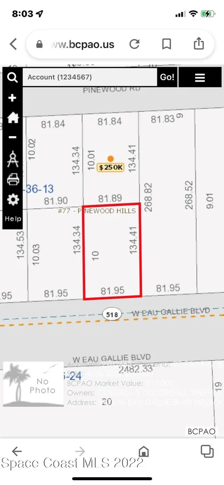 Unit for sale at 3470 W Eau Gallie Boulevard, Melbourne, FL 32935