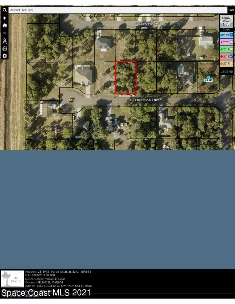 Unit for sale at 1865 Eugenia Court NW, Palm Bay, FL 32907