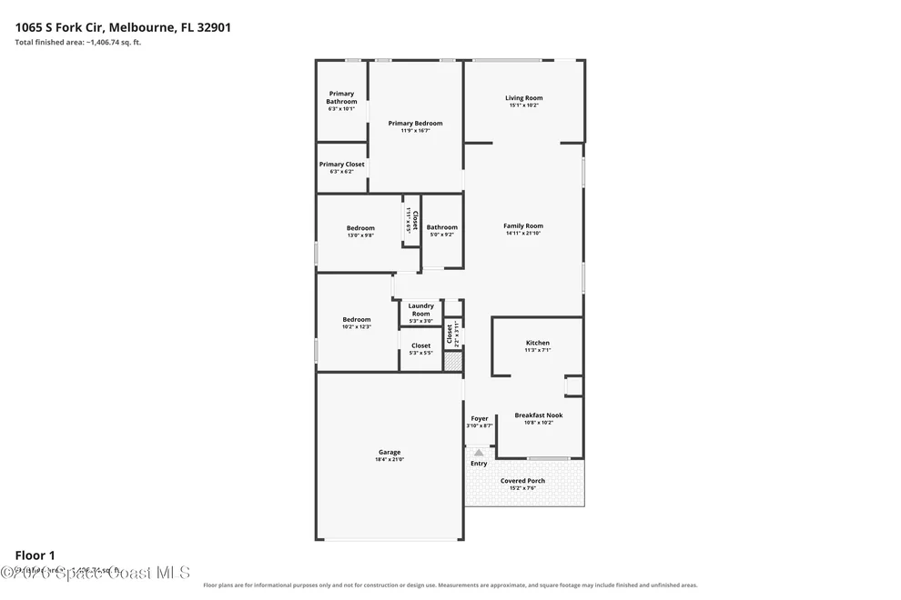 Unit for sale at 1065 S Fork Circle, Melbourne, FL 32901