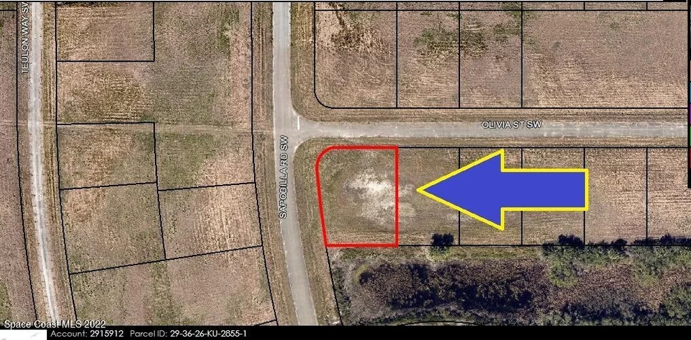 Unit for sale at 998 Corner Lot On Olivia Street SW, Palm Bay, FL 32908