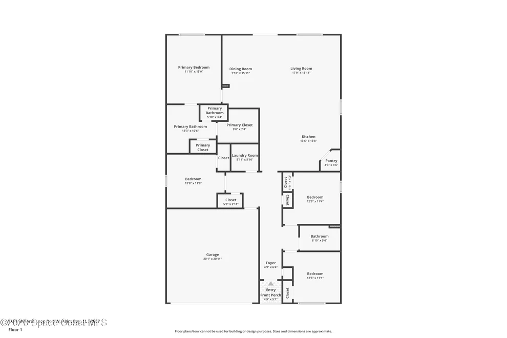 Unit for sale at 1477 Mineral Loop Drive NW, Palm Bay, FL 32907