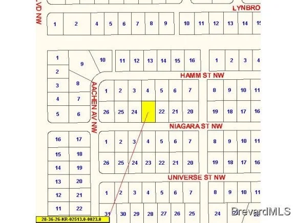 Unit for sale at 835 NW Niagara, Palm Bay, FL 32907