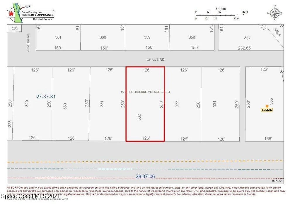 Unit for sale at 5819 Crane Road, Melbourne Village, FL 32904